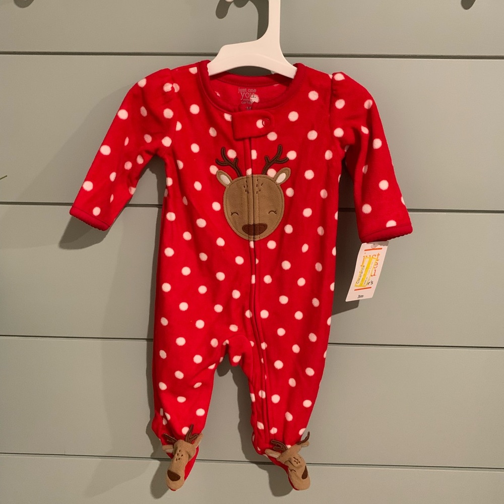 Soft Christmas Zippered Pajamas
